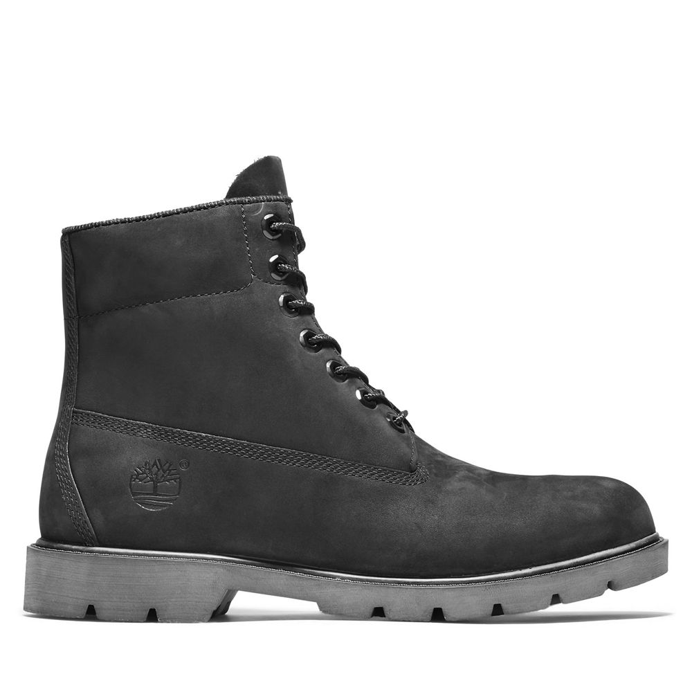 Botas de Nieve Timberland Hombre 6-Inch Basic Waterproof Negras - Chile EBG-312679